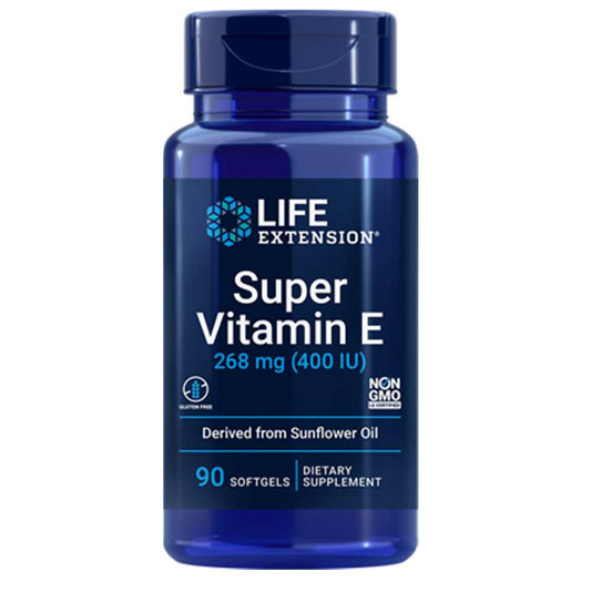 Life Extension Super Vitamin E 268 Mg (400 Iu), 90 Softgels