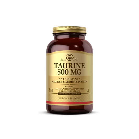 Solgar Taurine 500MG - Neuro & Cardio Support