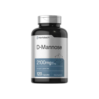 Horbäach D-Mannose 2100mg per Serving | 120 Capsules