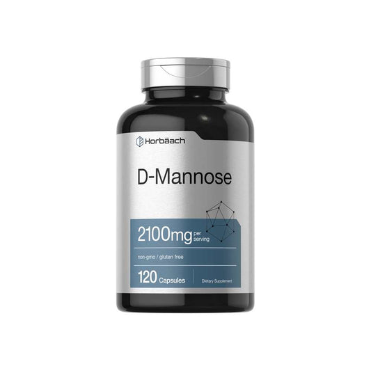Horbäach D-Mannose 2100mg per Serving | 120 Capsules