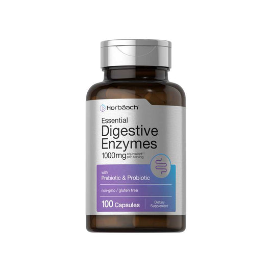 Horbäach Essential Digestive Enzymes | 100 Capsules