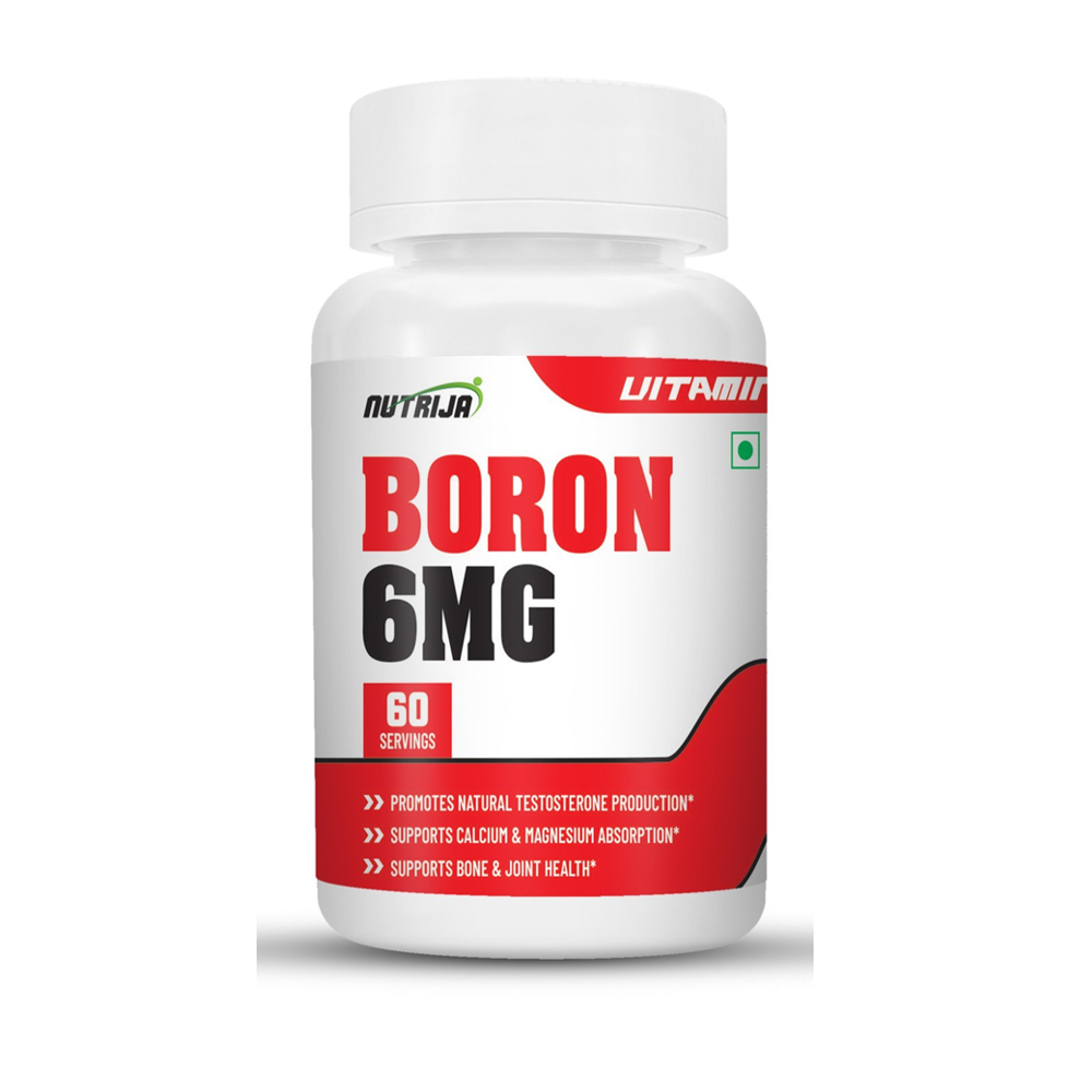 Boron Citrate Testosterone 6Mg By Nutrija Boron