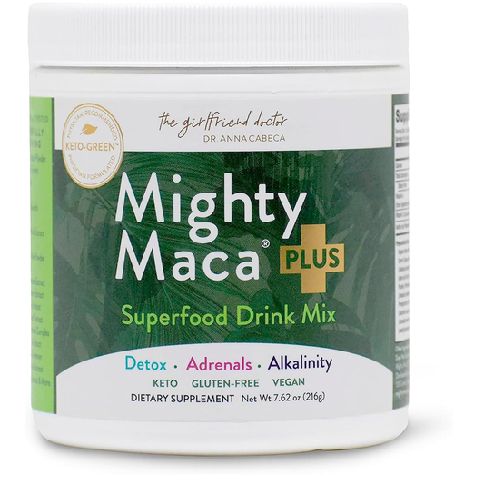 Mighty Maca Plus by Dr. Anna Cabeca - Superfood Drink Mix for Detox, Adrenal Support & Alkalinity
