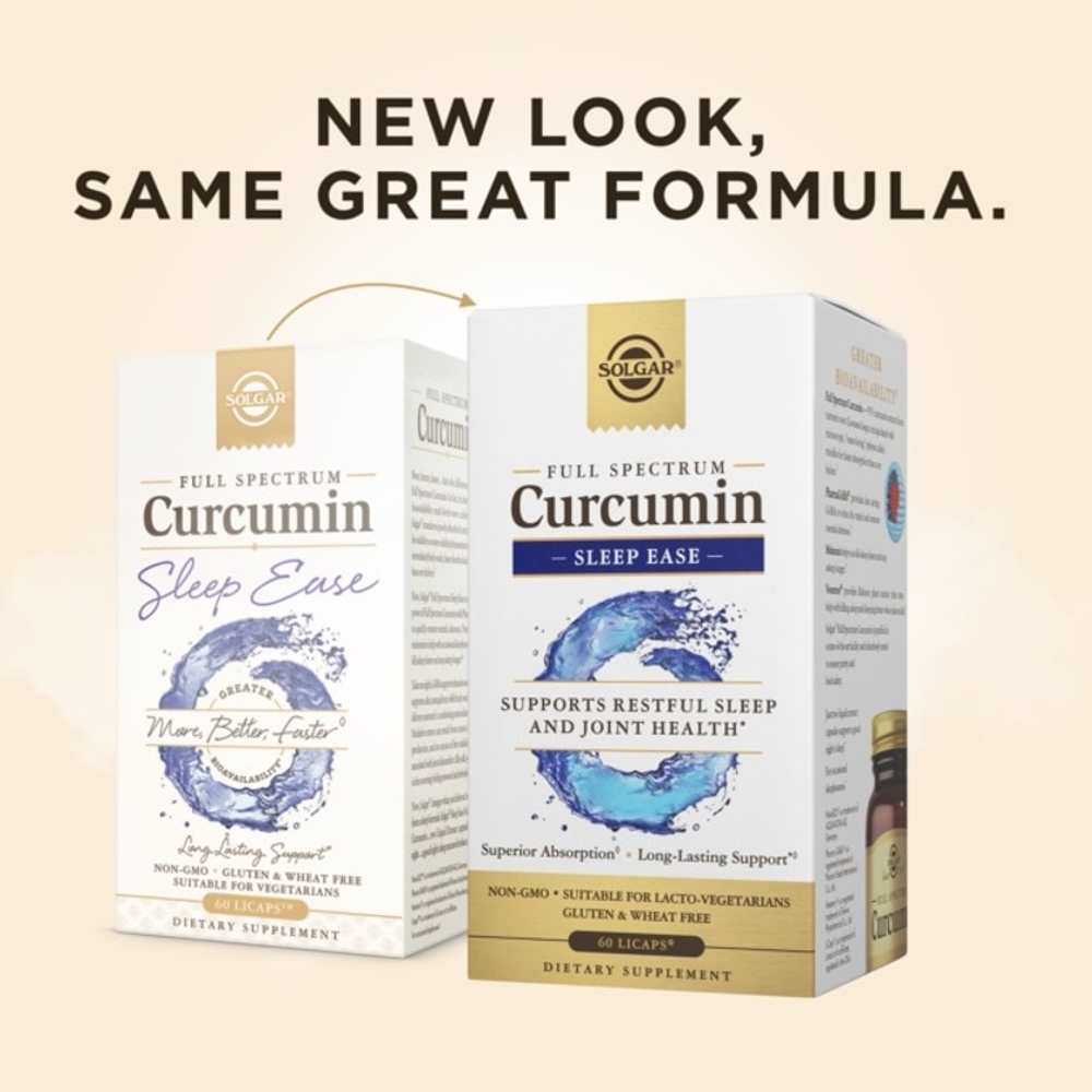Solgar Full Spectrum Curcumin Sleep Ease 60 Licaps