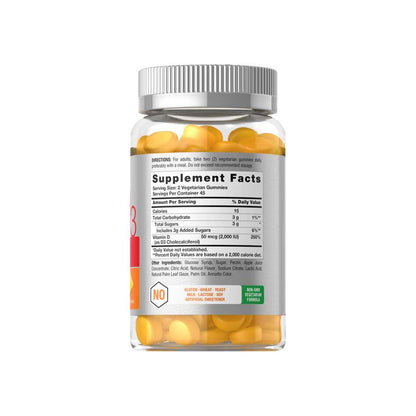 Horbäach Vitamin D-3 2000 Iu per Serving | 90 Gummies