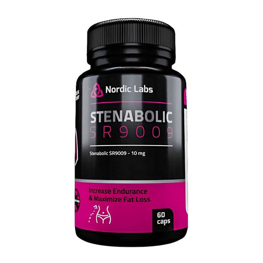 Nordic Labs Stenabolic Sr9009 – 10mg | Endurance & Fat Loss Maximizer | 60 Capsules