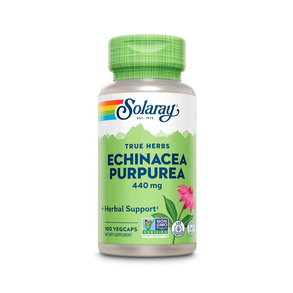 Solaray Echinacea Purpurea Root 440mg 100 Caps