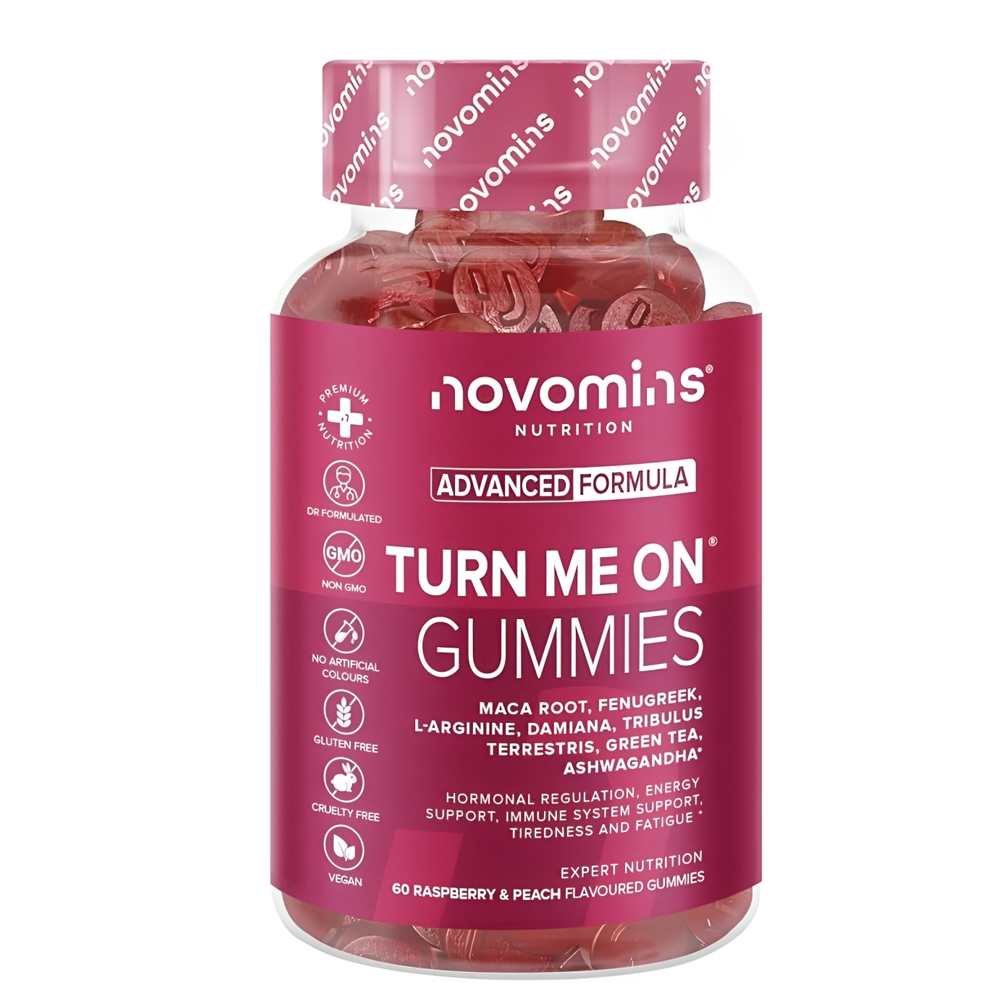 Novomins Women’s Libido Booster Gummies – Hormonal Balance & Vitality Support, 60 Gummies