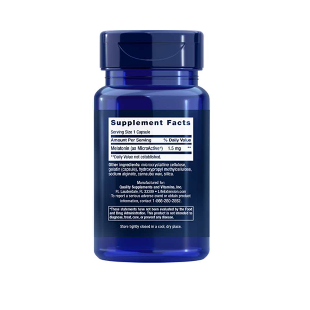 Life Extension Melatonin Ir/xr 60 Capsules