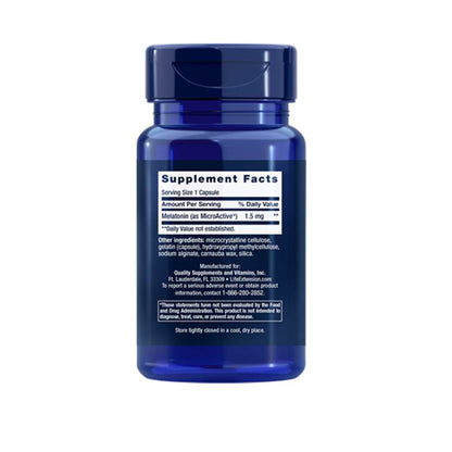 Life Extension Melatonin Ir/xr 60 Capsules