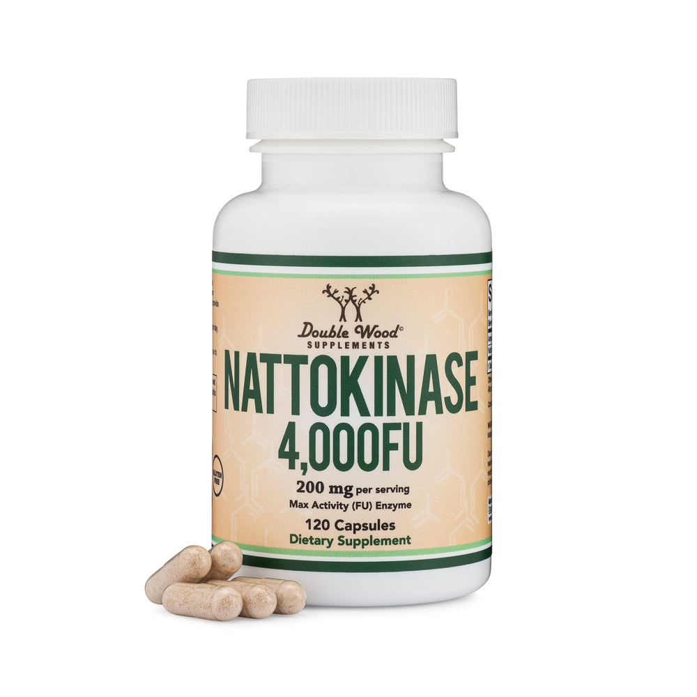 Nattokinase 4000FU Capsules By Doublewood Supplements