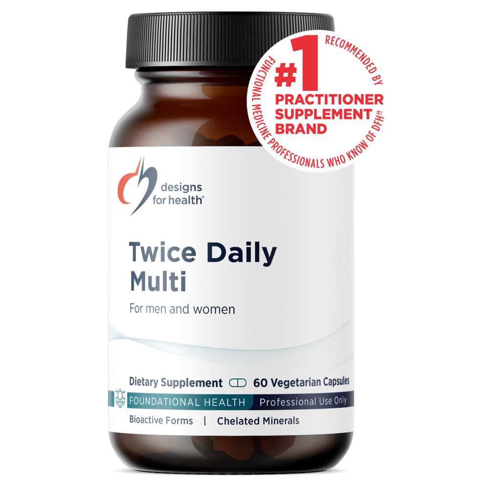 Designs for Health Twice Daily Multi 60 Caps