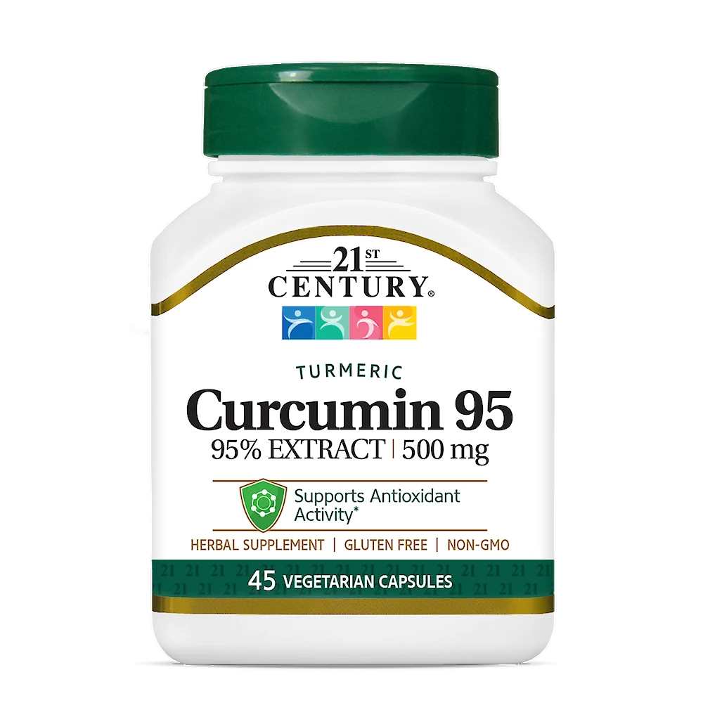 21st Century Curcumin 95 95% Extract | Turmeric 500 Mg 45 Caps