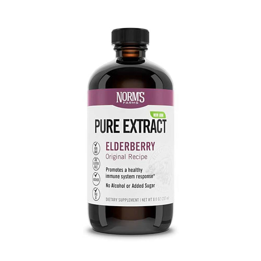 Norm's Pure Extract Elderberry – Original Recipe, Alcohol-Free, No Added Sugar | Immune Support Dietary Supplement