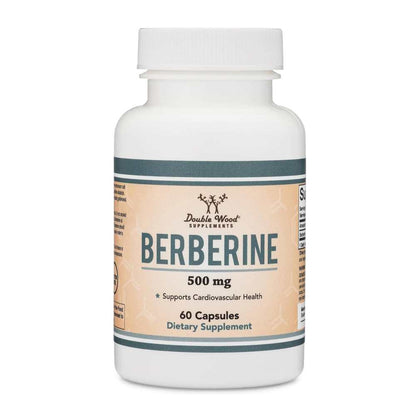 Double Wood Berberine 500mg – Cardiovascular & Metabolic Support (60 Capsules)