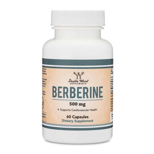 Double Wood Berberine 500mg – Cardiovascular & Metabolic Support (60 Capsules)