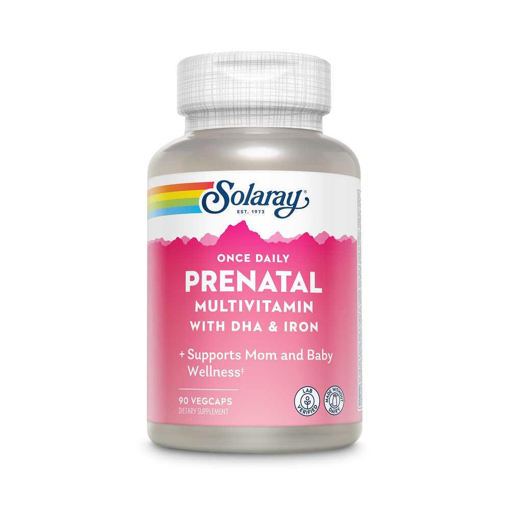 Solaray Once Daily Prenatal Multivitamin 90 Caps