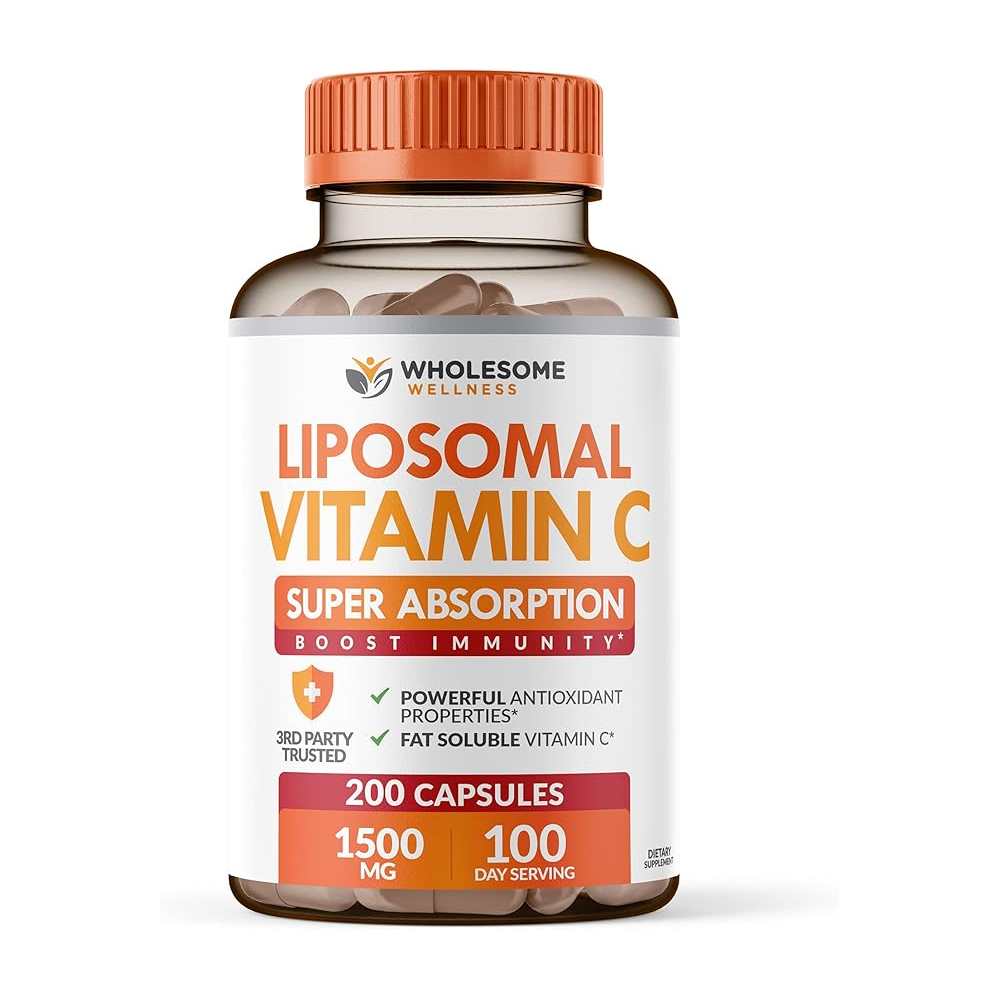 Wholesome Wellness Liposomal Vitamin C 200 Capsules