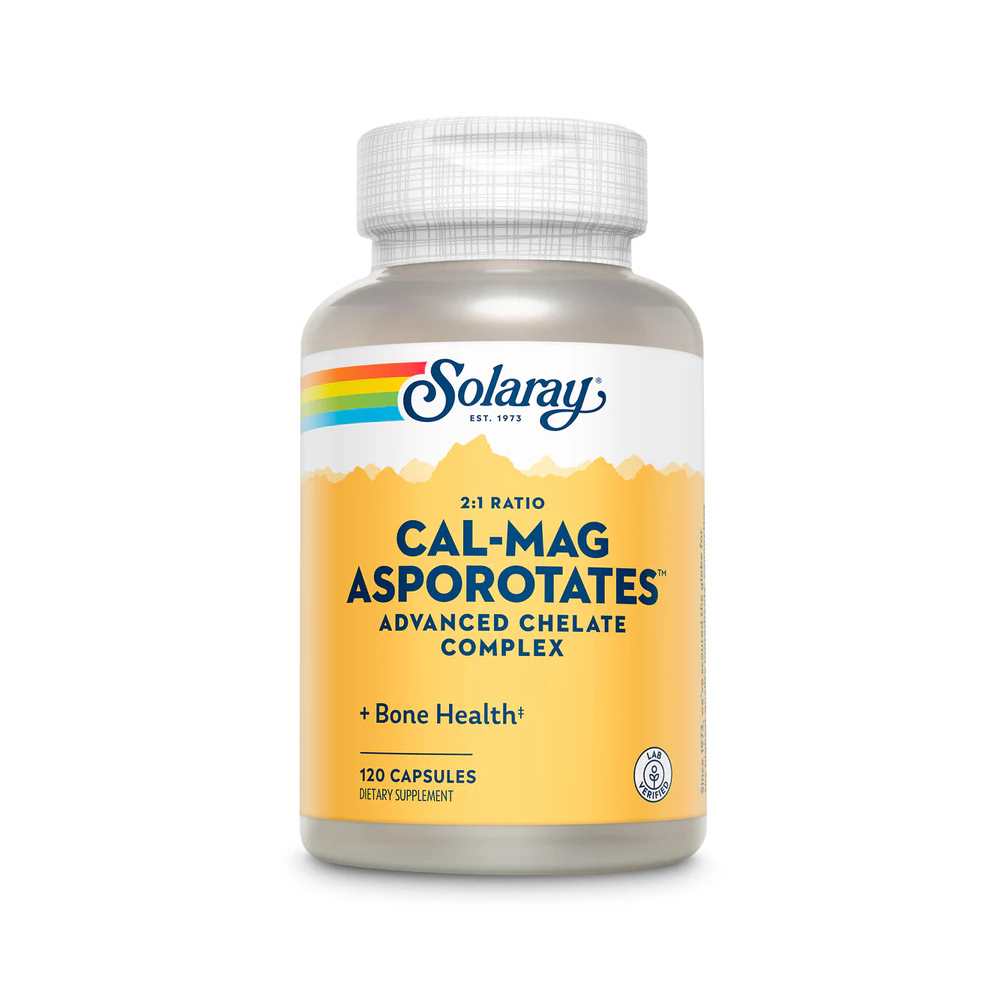 Solaray Calcium & Magnesium Asporotate 120 Caps