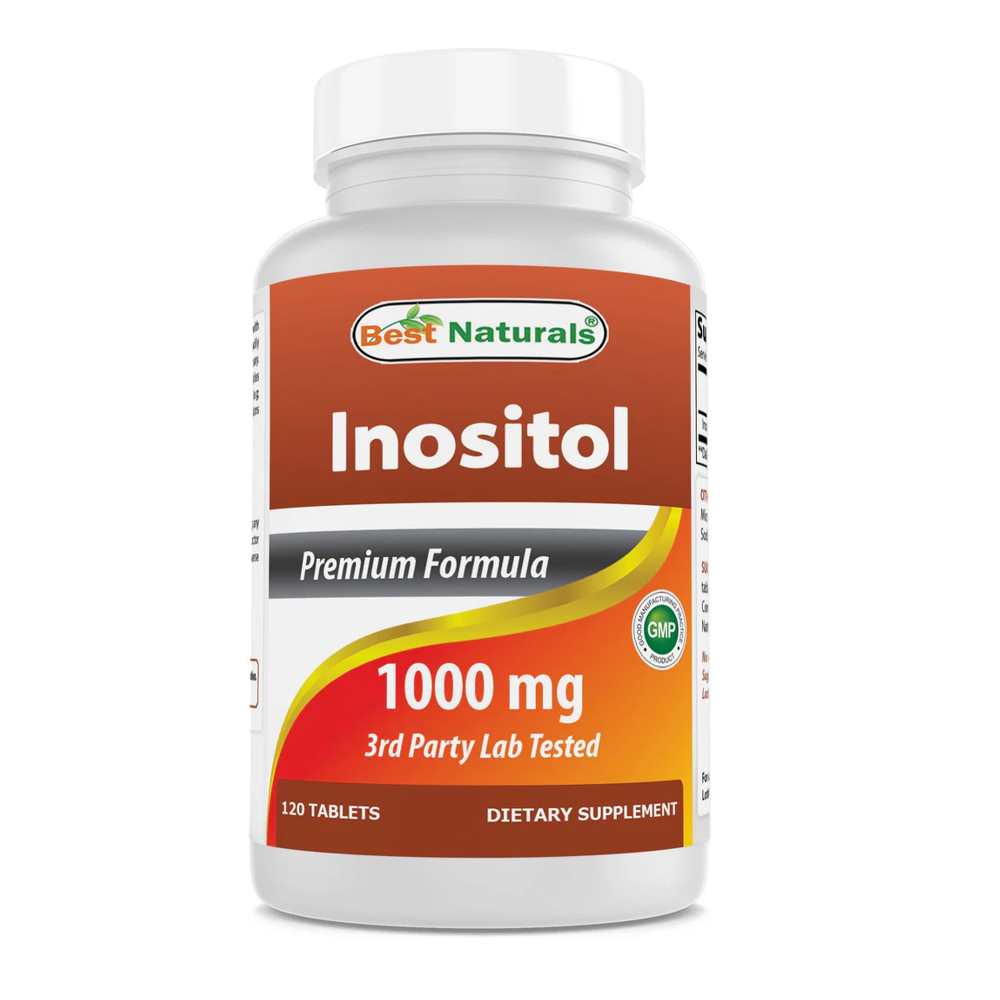 Best Naturals Inositol 1000 mg 120 Tablets