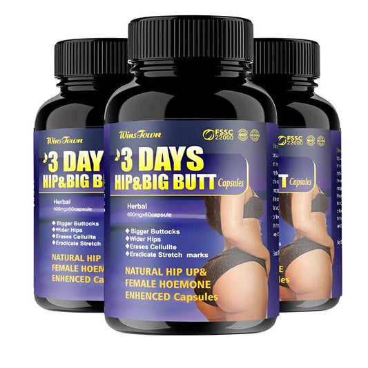 3 Days Butt-Up Capsules Usa Advanced Formula | Cellulite Prevention & Treatment | 60 Capsules