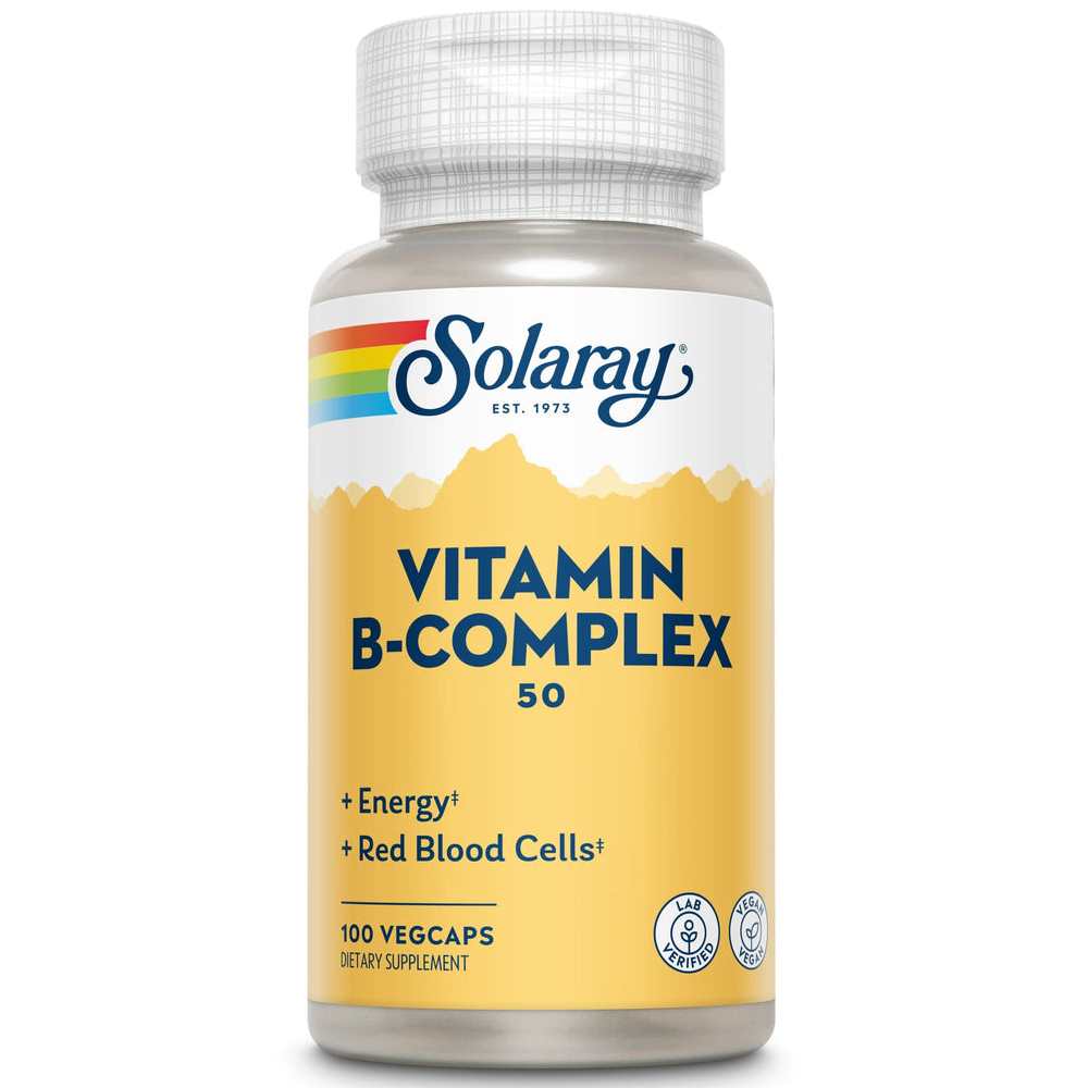 Solaray Vitamin B-Complex 50mg 100 Caps