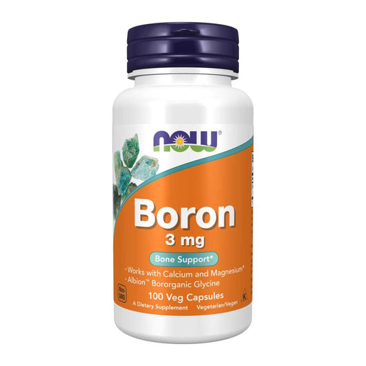 Now Foods Boron 3 Mg – Bone & Joint Support – 100 Veg Capsules