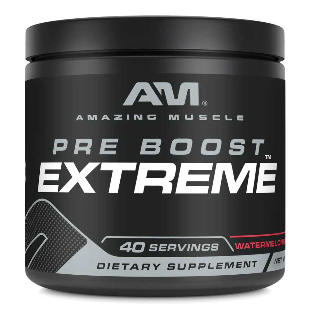 Amazing Muscle Pre Boost Extreme- Pre-Workout with Caffeine Watermelon