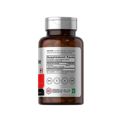 Horbäach L-Carnitine 500mg | 60 Capsules