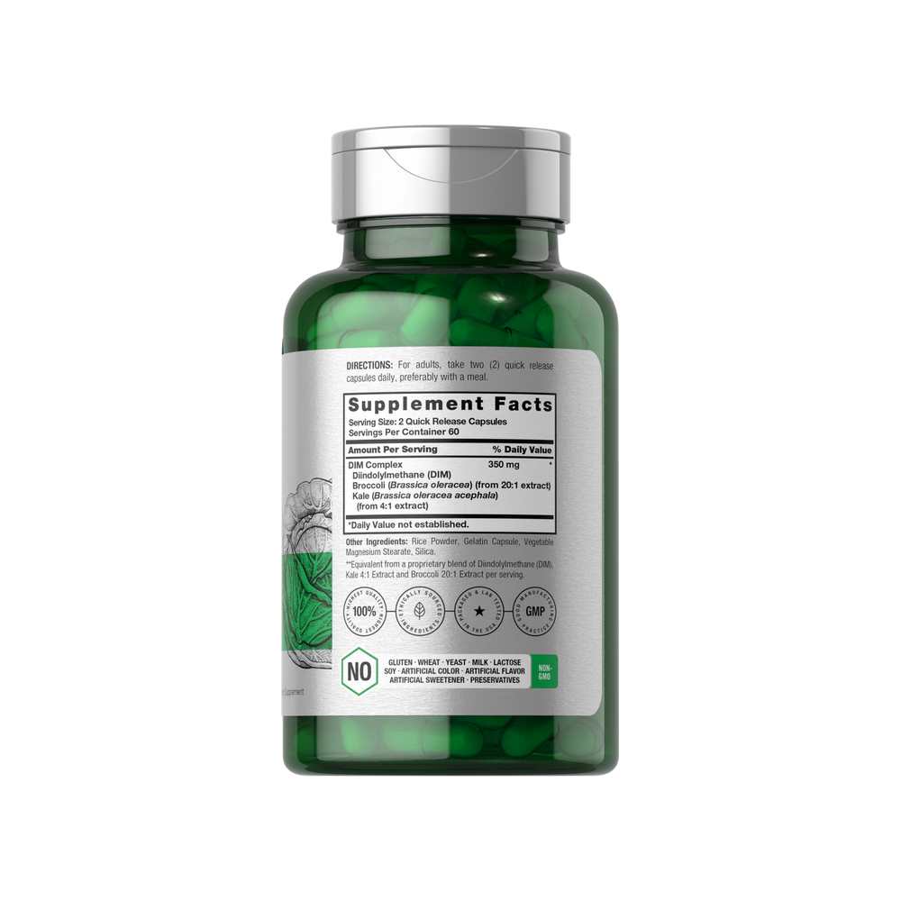 Horbäach Dim Complex 350mg per Serving | 120 Capsules