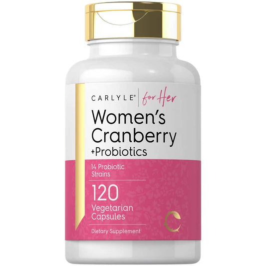 Carlyle Nutritionals Cranberry Plus Probiotics | 120 Capsules