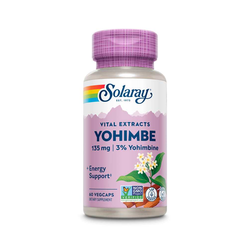Solaray Yohimbe Bark Extract 135mg 60 Caps
