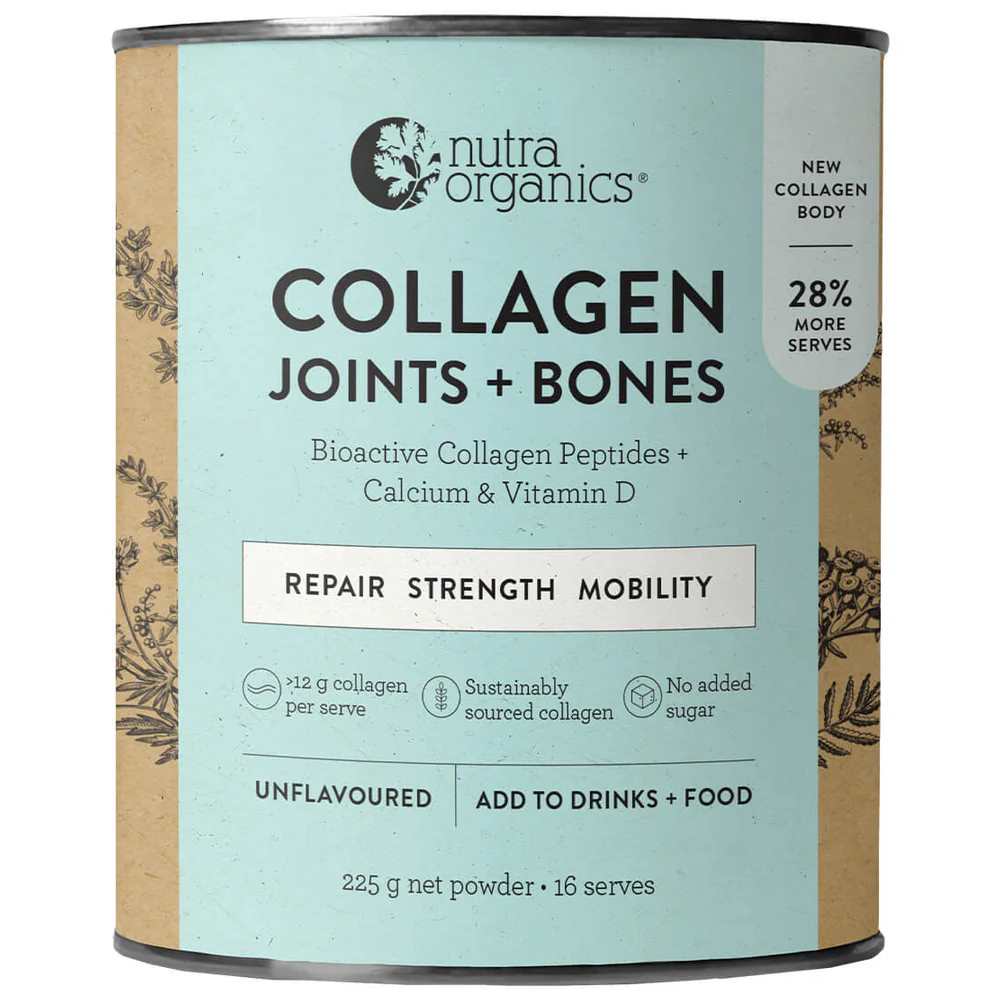 Nutra Organics Collagen Joints + Bones 225g