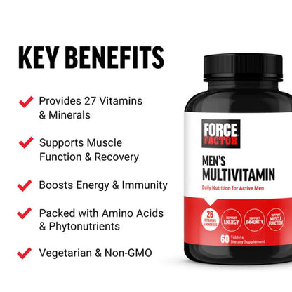 Force Factor Men’s Multivitamin – 60 Tablets