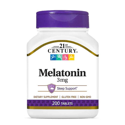 21st Century Melatonin 3 Mg 200 Tabs