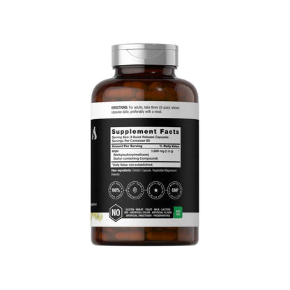 Horbäach Msm 1500mg per Serving | 240 Capsules