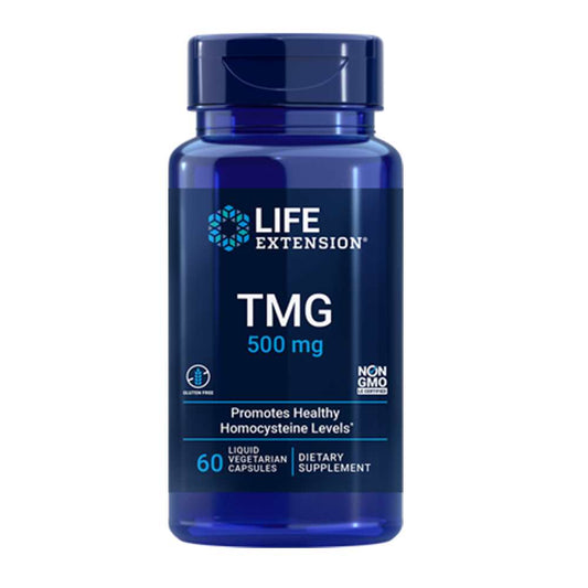 Life Extension Tmg 500 Mg, 60 Liquid Vegetarian Capsules