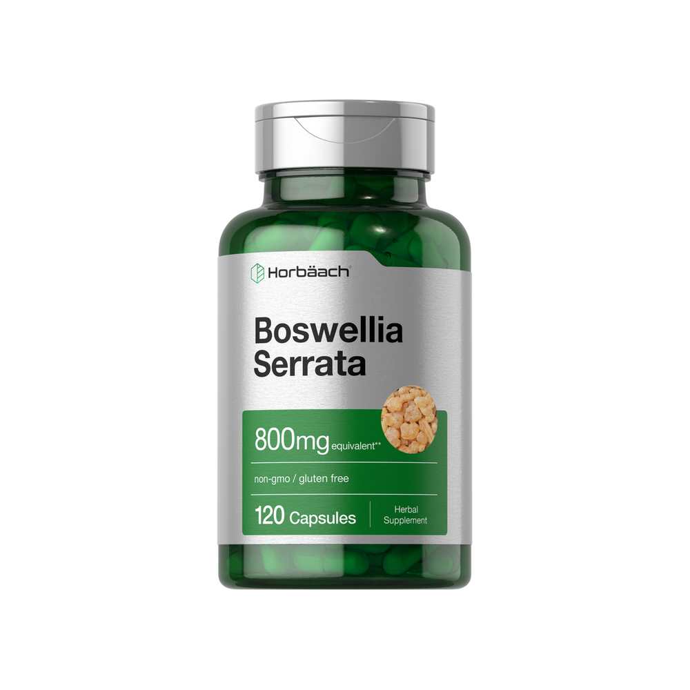 Horbäach Boswellia Serrata Extract 800mg | 120 Capsules