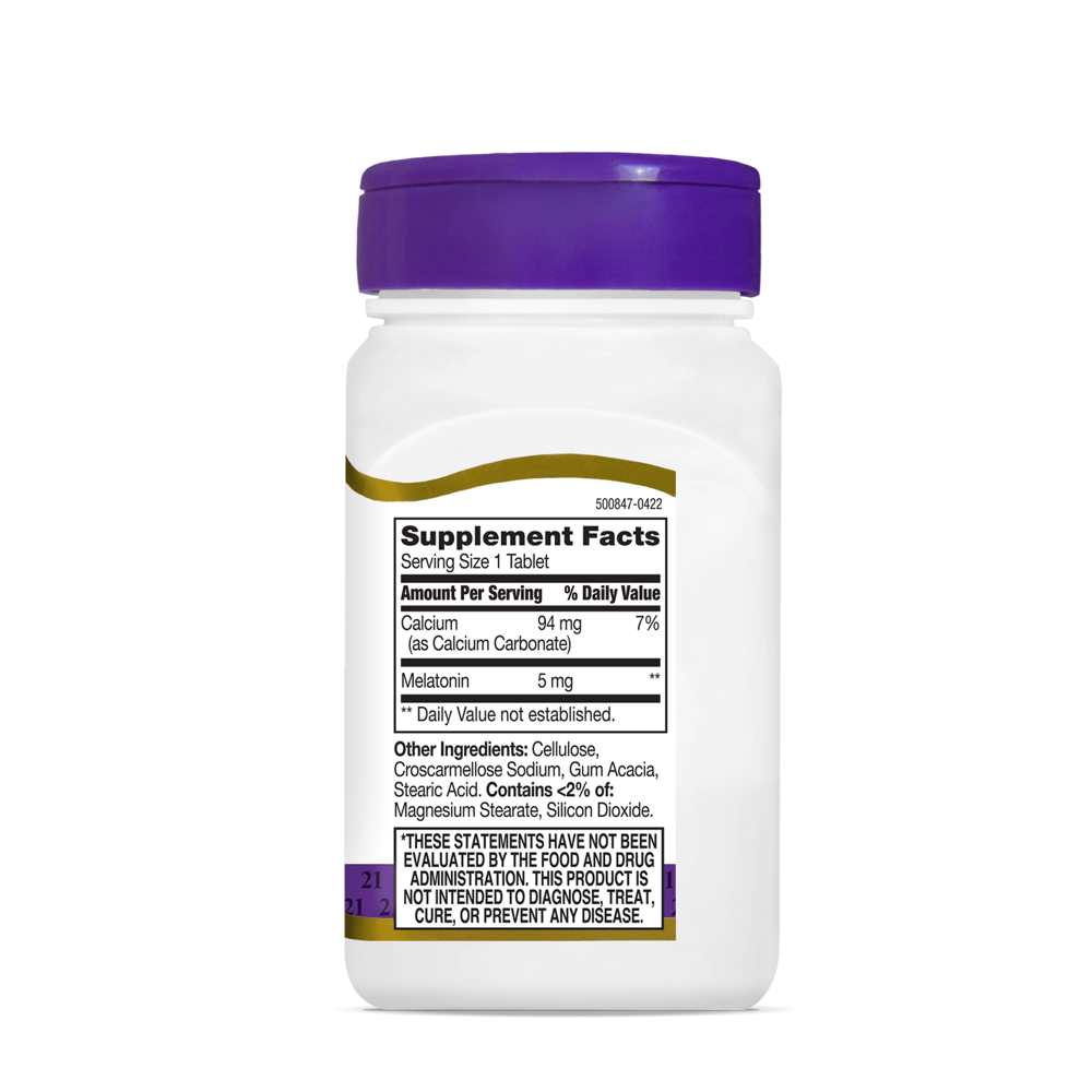 21st Century Melatonin 5 Mg 120 Tabs