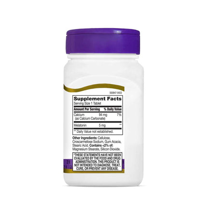 21st Century Melatonin 5 Mg 120 Tabs