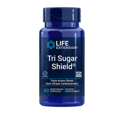 Life Extension Tri Sugar Shield® 60 Vegetarian Capsules