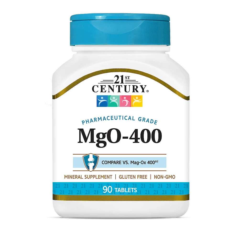 21st Century Mg O-400 Pharmaceutical Grade 90 Tabs