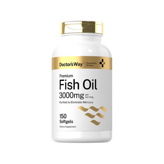 Horbäach Fish Oil 3000mg per Serving | 150 Softgels