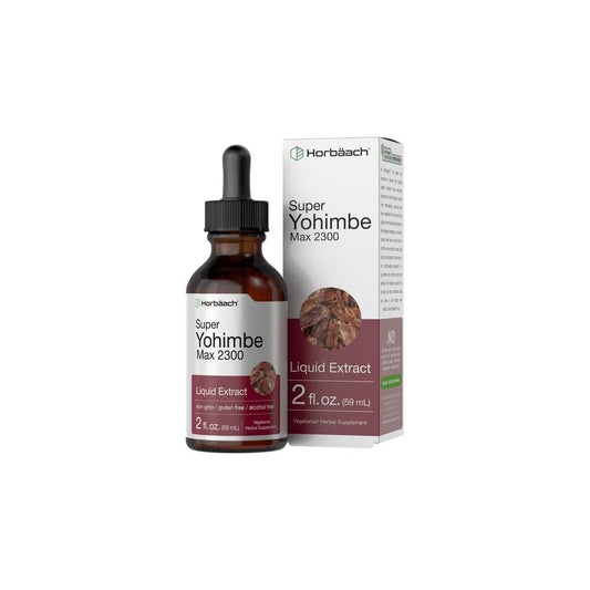 Horbäach Yohimbe Bark Extract | 2oz Liquid