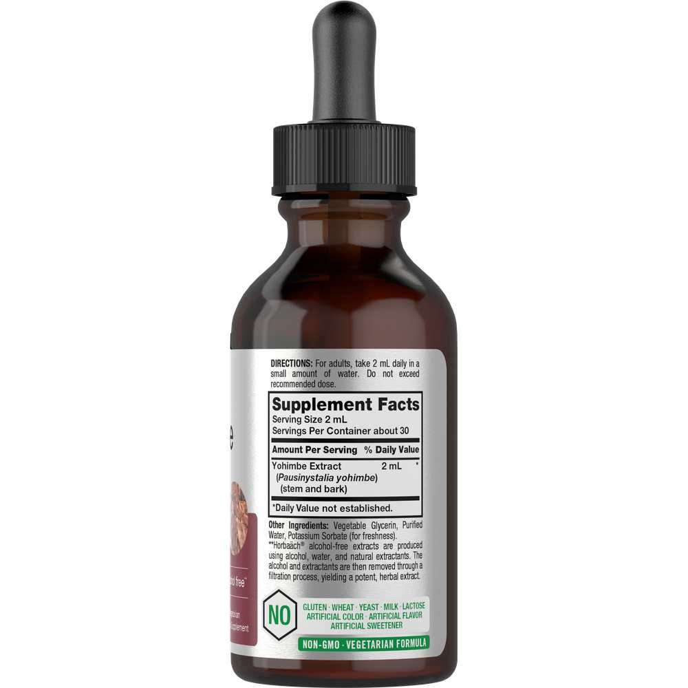 Horbäach Yohimbe Bark Extract | 2oz Liquid