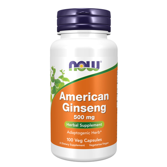 Now Foods American Ginseng 500MG Capsules