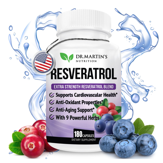 Resveratrol By Dr.Martin's Nutrition - Supports Cardiovascular Health