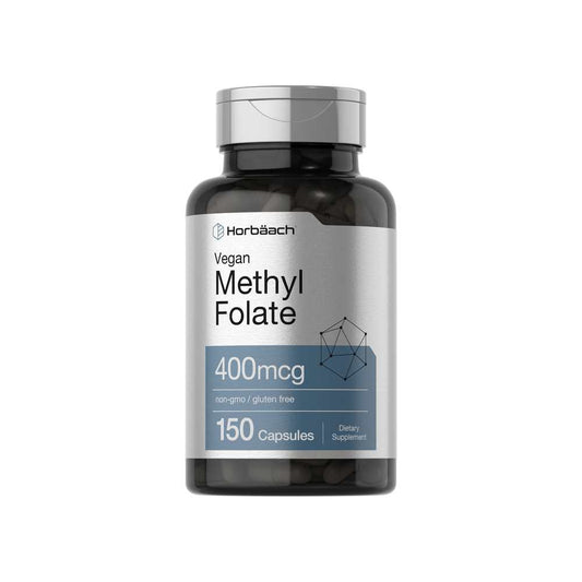 Horbäach Methyl Folate 400mcg | 150 Capsules