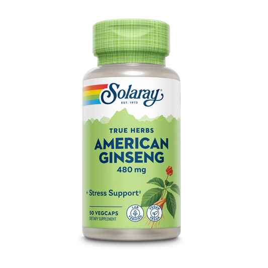 American Ginseng By Solaray 480MG - Stress Support