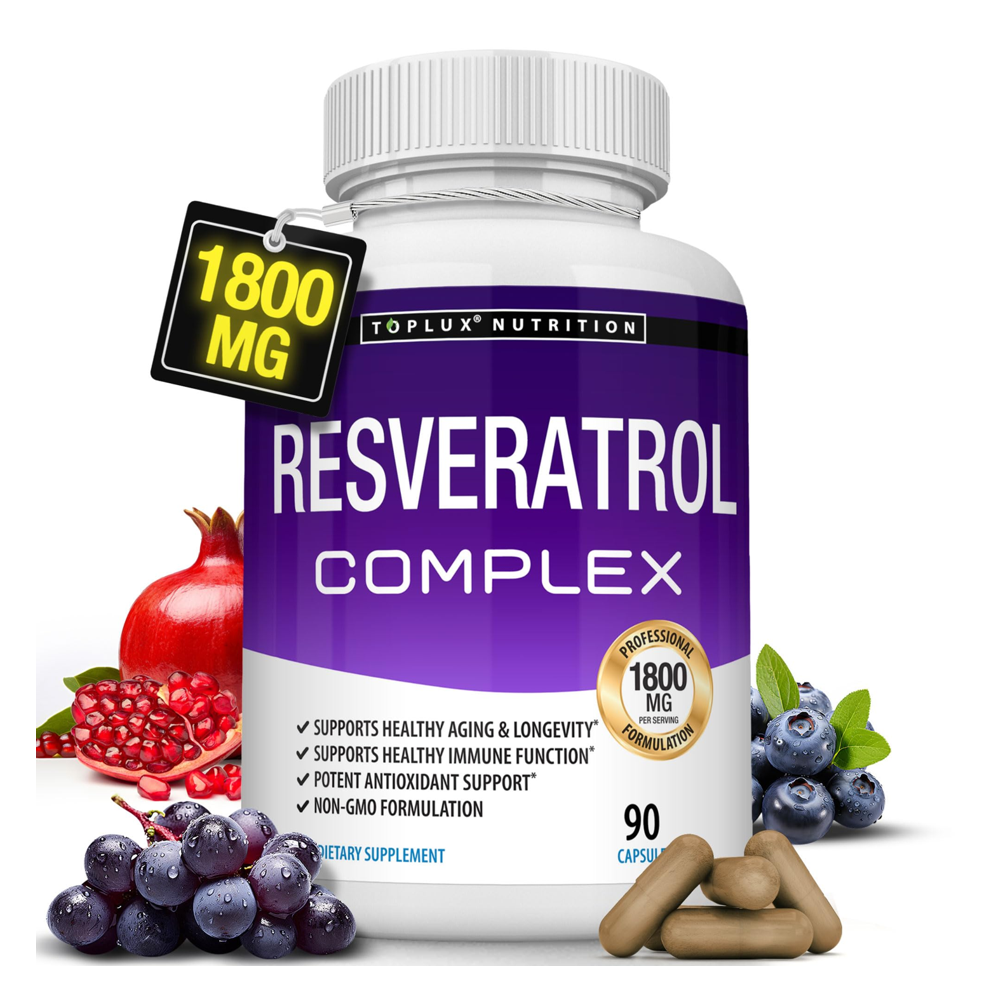 Resveratrol By Toplux Nutrition - Antioxidant Support